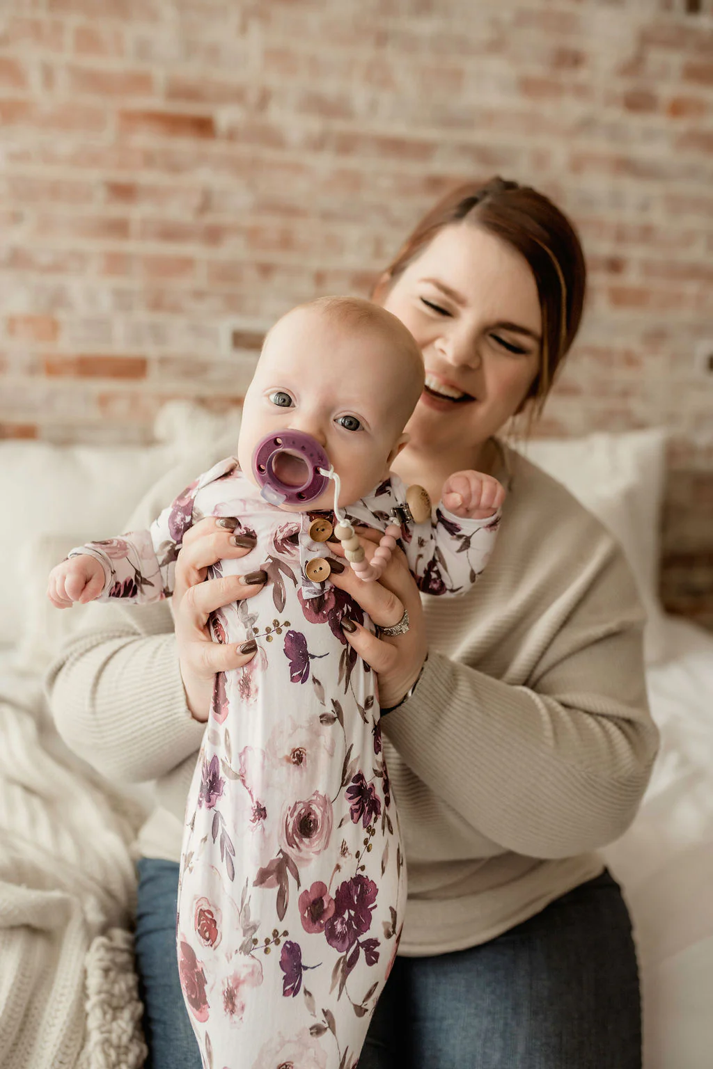 Ninni Pacifier Plum 1 Pack - Image 5