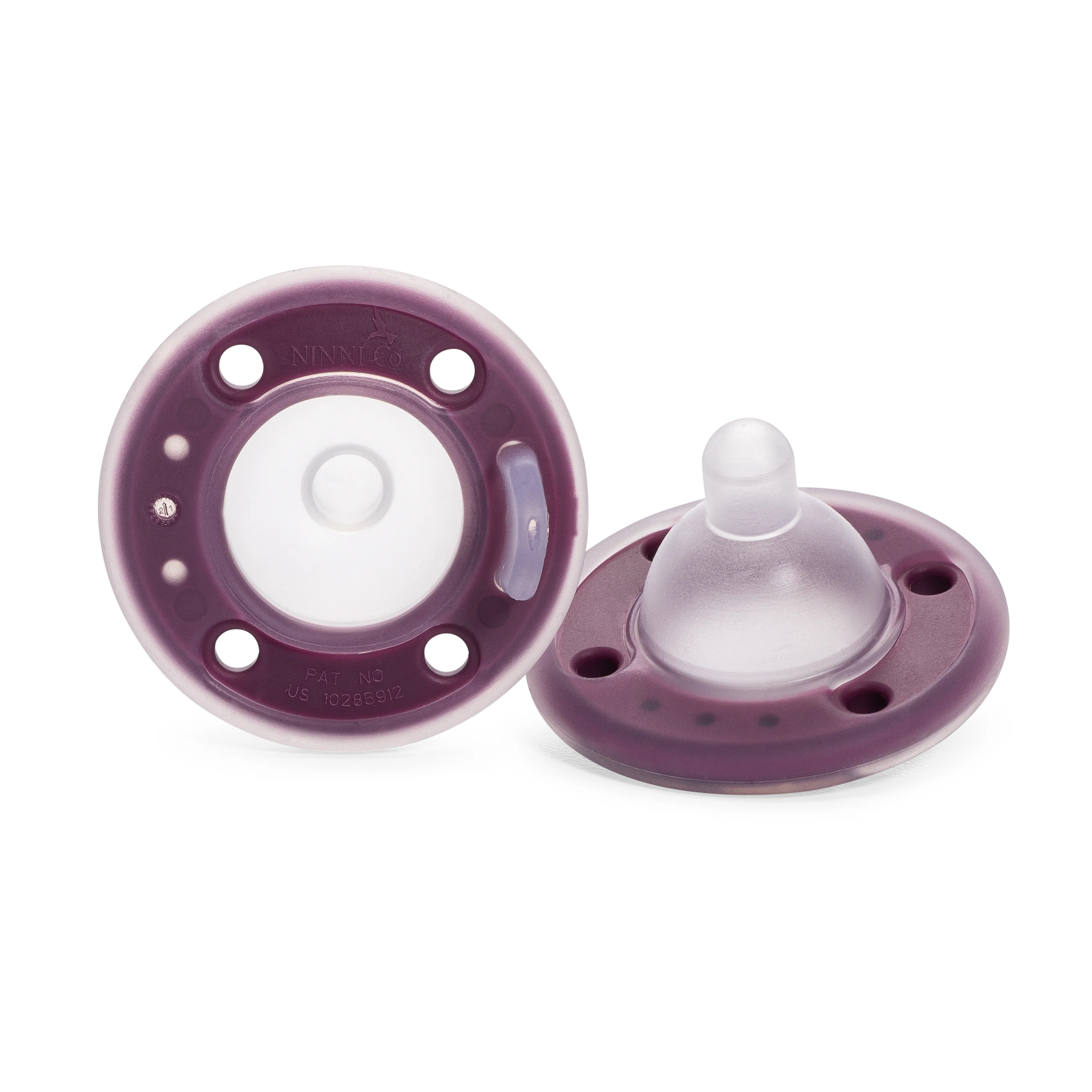 Ninni Pacifier Plum 2 Pack - Image 8