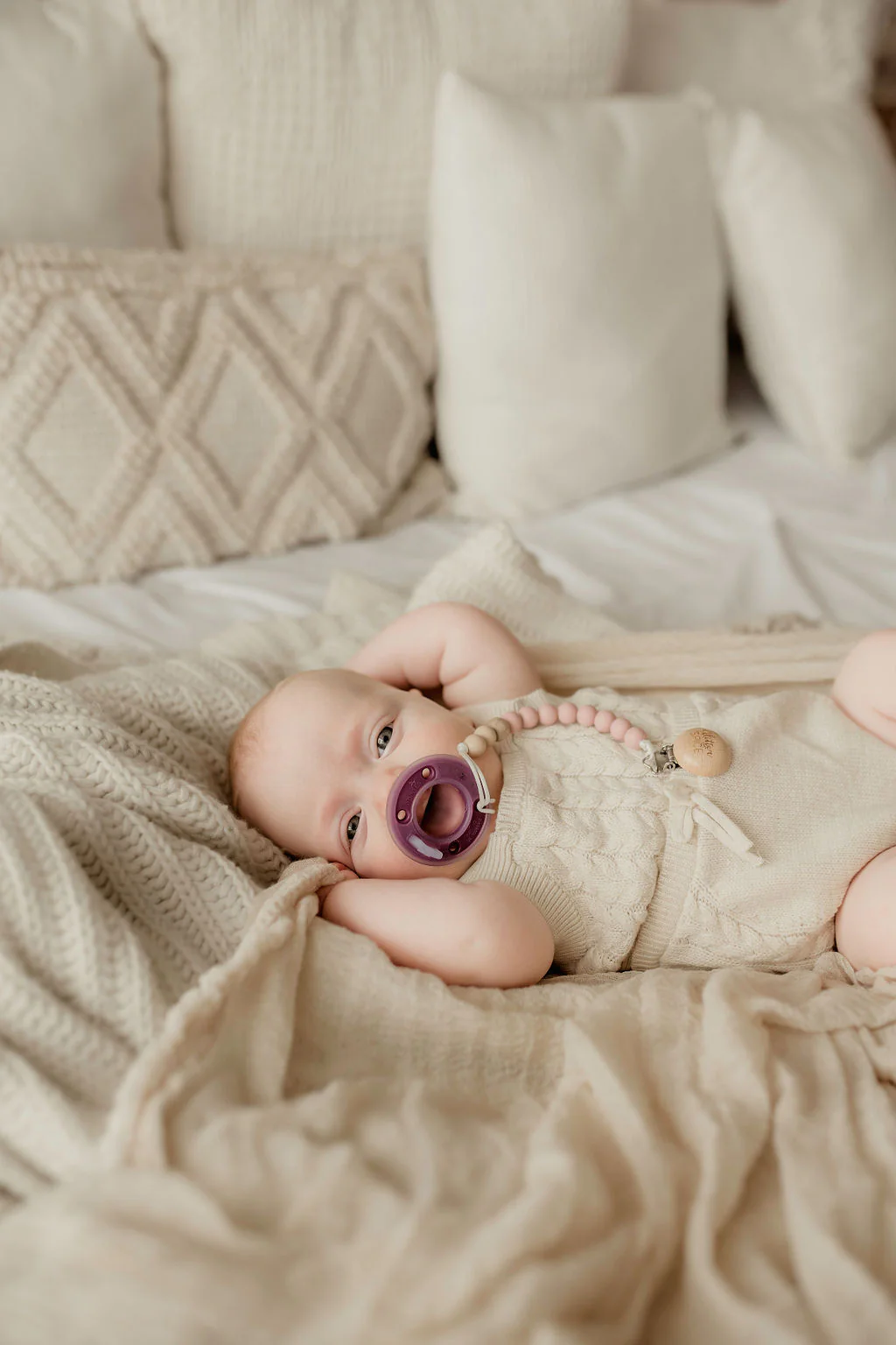 Ninni Pacifier Plum 4 Pack - Image 5